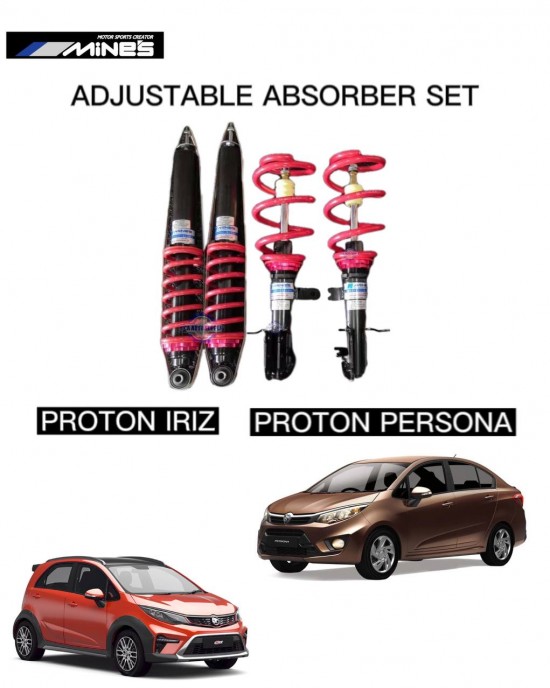 Proton Iriz Persona Adjustable Absorber High Low Body Shift MINES